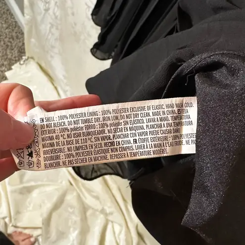 Endless Rose Anthropologie Black Long Sleeve Romper