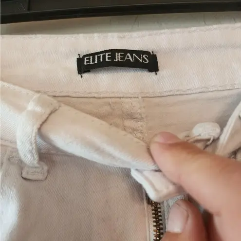 Elite Jeans Elite jean shorts Distressed light purple size 5