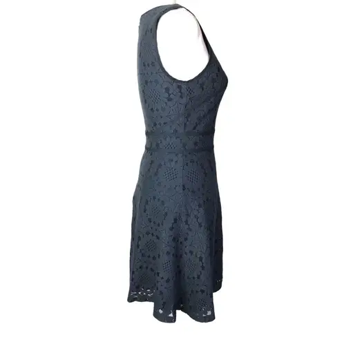 Brixon Ivy Women’s Navy Blue Lace Overlay Fit & Flare Dress Size2
