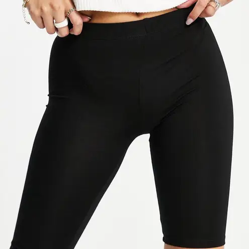 ASOS  Petite Basic Legging Gym Shorts Black Size 8 NIB