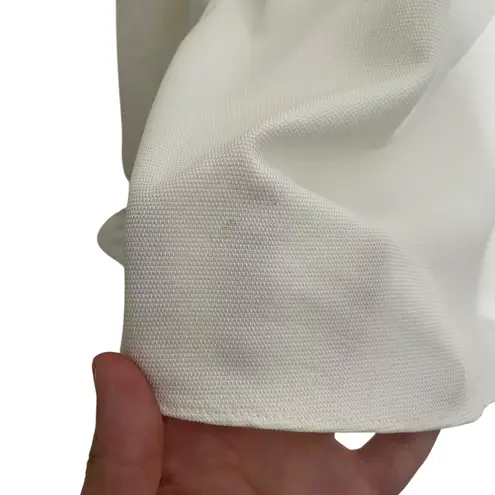 Tuckernuck Elegant White Ruffle Blouse Ruffle Small Miranda