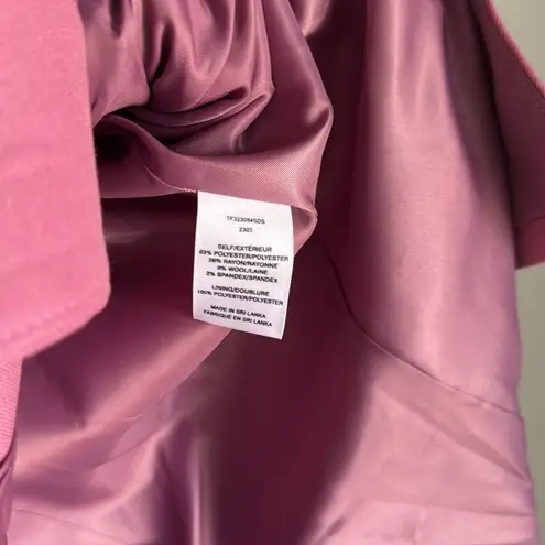 Derek Lam 10 Crosby Sandra Double Breasted Blazer in Mauve Small