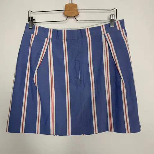 Carolina Herrera Stripe Mini Skirt Spring 2020 Womens 14