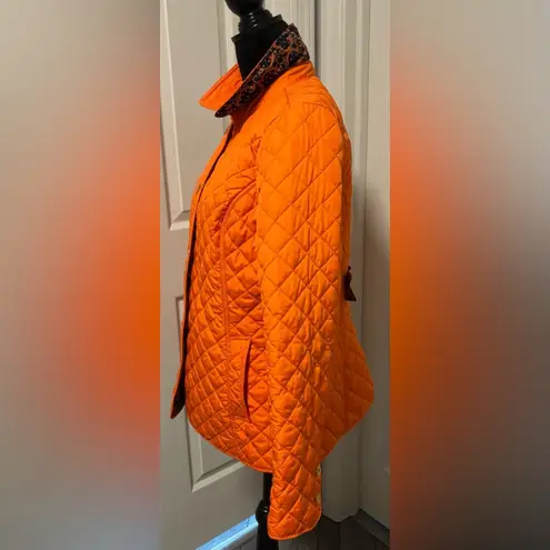 C. Wonder Quilted Barn Jacket Orange Size M