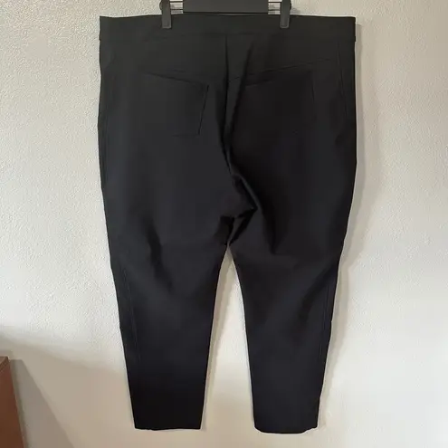 Summersalt Ponte Pants Career Office Dress Trousers Stretch Black Womens Size 22