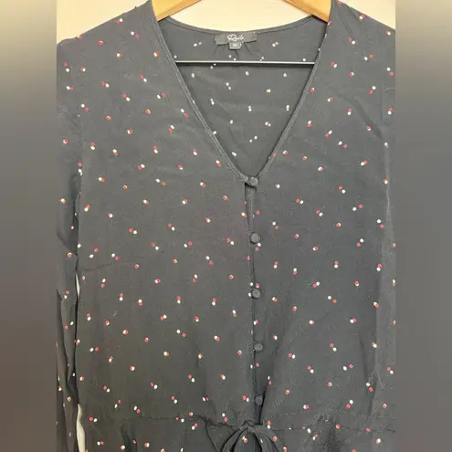 Rails Beaux Blouse in Black Offset Dot size XS Revolve $158