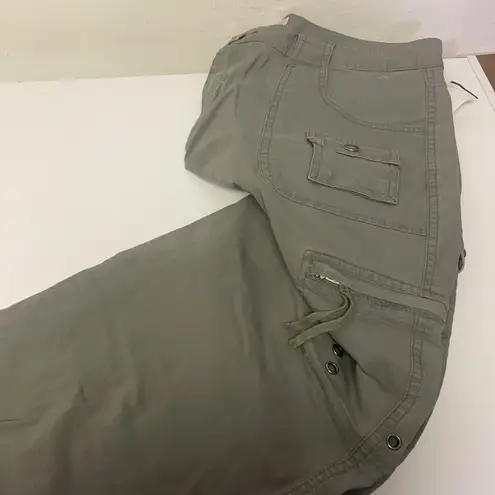 Fashion Bug - Khul style vintage green cargo pant cropped 10 - y2k