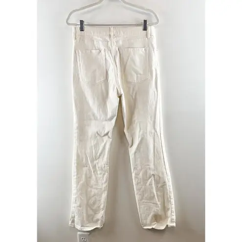 Club Monaco The Perfect Bootcut Straight Leg High Rise Jeans White 30 / 10