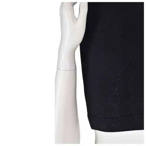 St. John Black Santana Knit Long Maxi Skirt