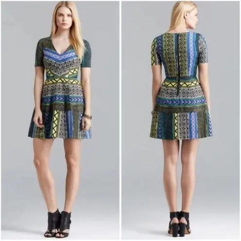 Anthropologie 🆕  Plenty by Tracy Reese New Moon Geo Graphic Dress