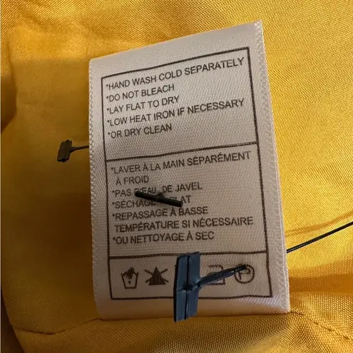 Cupcakes and Cashmere Yellow Floral Midi Dress Size Large