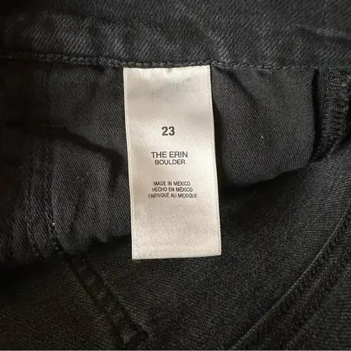Favorite Daughter Size 23 Erin High Rise Slim Straight in Boulder Wash Black