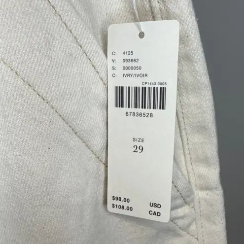 Pilcro  High Waist Cream Shorts NWT Anthropologie