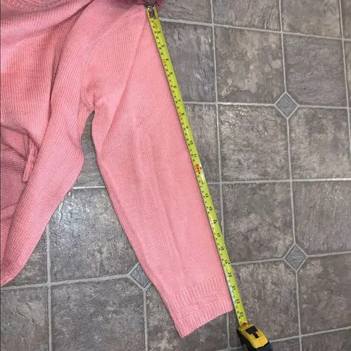 NEW Haband Pink Knit Acrylic Sweater Size M