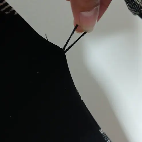 Emma & Michele black and white abstract quarter sleeve midi dress size large