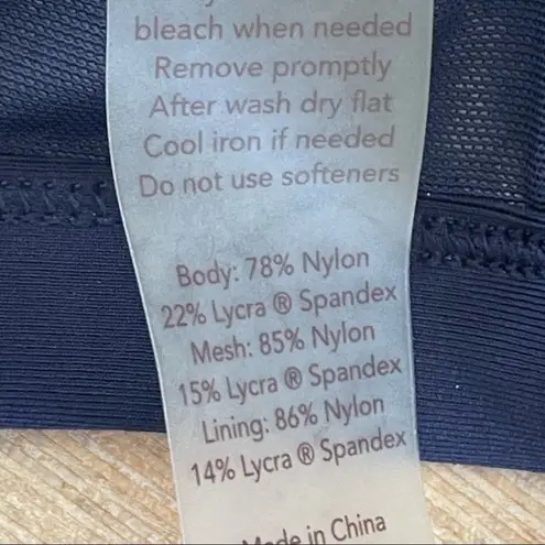 Calia by Carrie Underwood lattice front printed bikini top Size XS