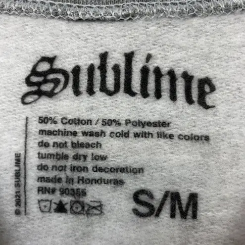 Sublime 40 Oz Ounce OF Beer Rock Crewneck Size S/M Gray Size M