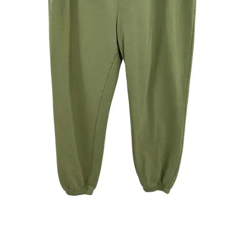 We Wore What Sweatpants Joggers Terry Knit Drawstring Sage Green Size XL