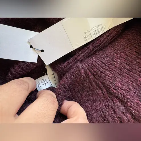 Topshop  Deep Burgundy Turtleneck Sweater