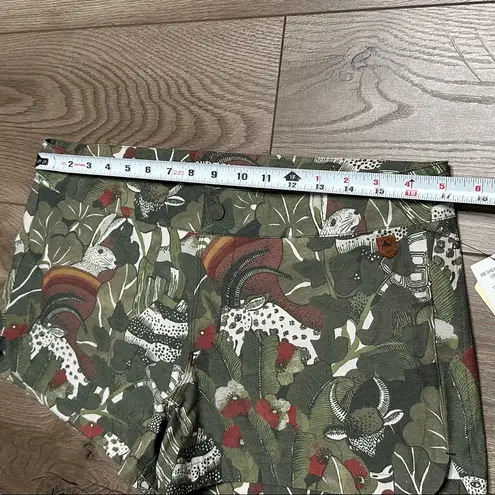 Burton 3” Shearwater Swim Board Shorts Nature Animal Print Green Size 28