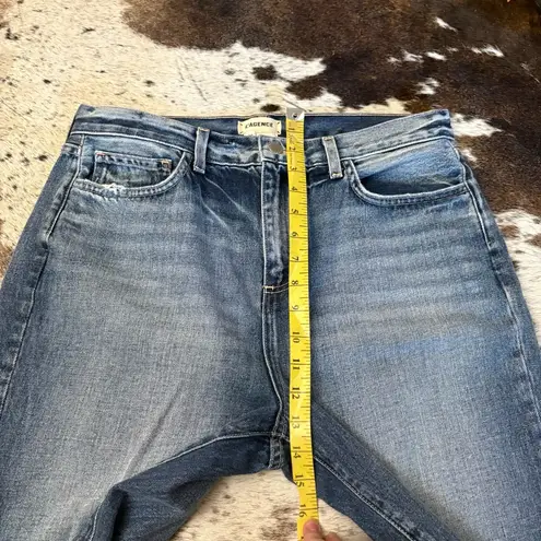 L'Agence Distressed Adele Kick Flare Jeans Size 30