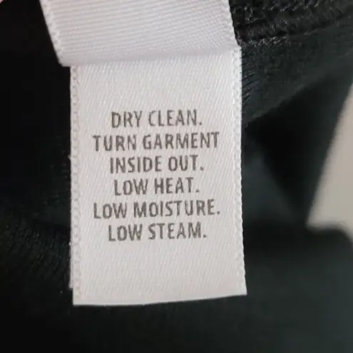 St. John Caviar Wool Blend Knit Pencil Skirt Black 10