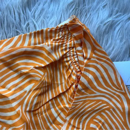 Bailey44 NWT Bailey 44 ruched orange midi skirt