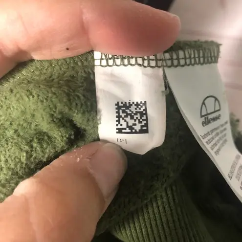Ellesse Logo Green Crewneck Sweatshirt Size L