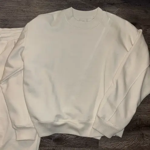 A New Day Off white/cream matching jogger and crew neck set. Super comfy! Worn once