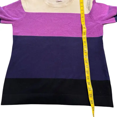 Peter Millar Peter‎ Millar Cashmere Sweater Color Block Crew Neck Long Sleeve Luxury Medium