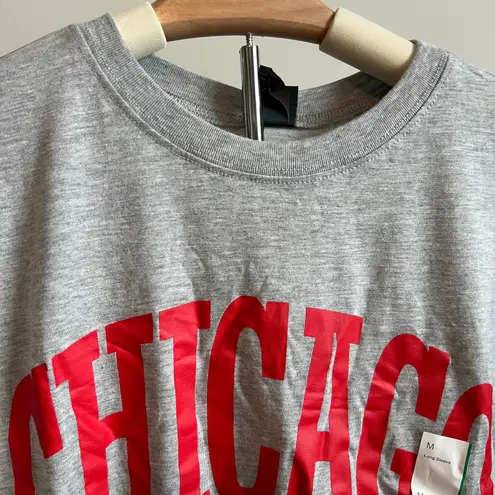 Wild Fable  Women's Gray Long Sleeve Chicago Graphic T-Shirt - Size Medium - NWT thumbnail 3