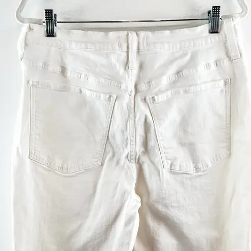 Madewell  The Perfect Vintage High Rise Tapered Mom Jeans Tile White 30 Tall