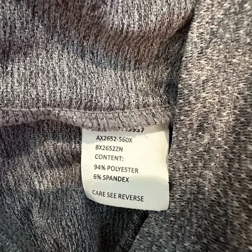 Tail Gray Athletic Victoria Top Frosted Heather Wrap Long Sleeve Athletic Top L Size L