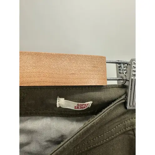 Arizona Jeans Arizona Jeans Women 9 Green Super Skinny Cotton Blend Stretch Denim