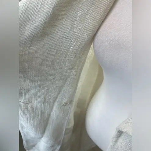 Retail $895 Doo.Ri Mesh Runway Jacket White Size 8