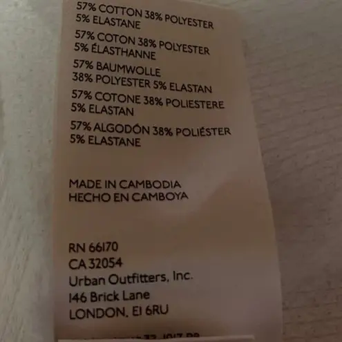 Free People  We The Free White Waffle Knit Collar Long Sleeve Polo Sweater Top S