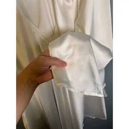 BANJUL White Satin Mini Dress with Inner Bodysuit Size Large Bachelorette