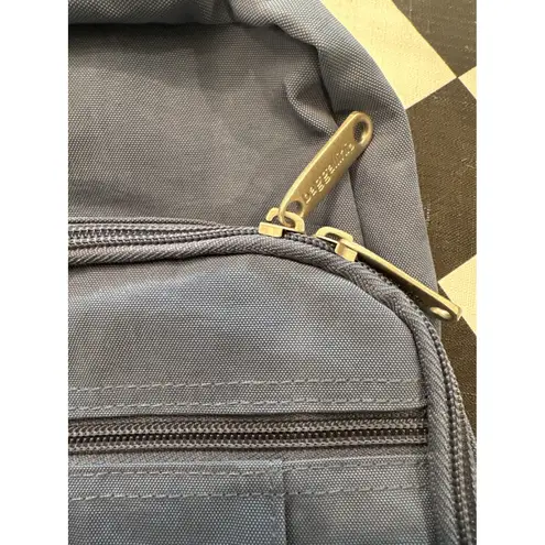 Baggallini Navy Blue Nylon Sling Backpack Bag Crossbody Travel Everyday