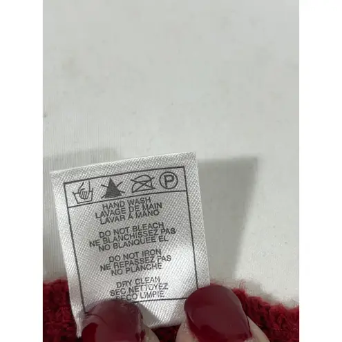 Indiana Hoosiers IU Striped Knit Scarf One Size Fits All Team Red Black White