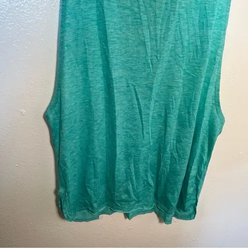 icyzone Yoga Muscle Tank Top Mint Green