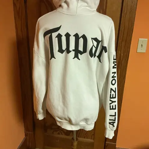 2pac Tupac All Eyes On Me Hoodie White Size XS