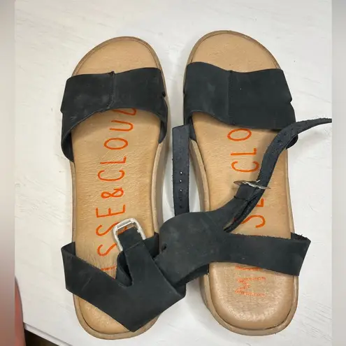 Musse & Cloud Dayana Cushioned Platform Sandal Cork Midsole Sz 10