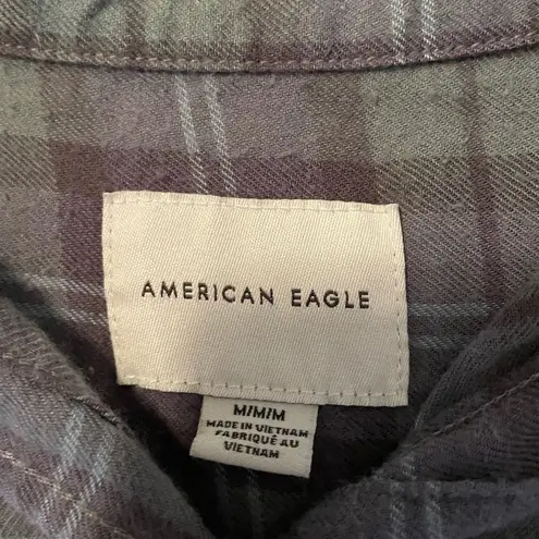 American Eagle  Cropped Flannel