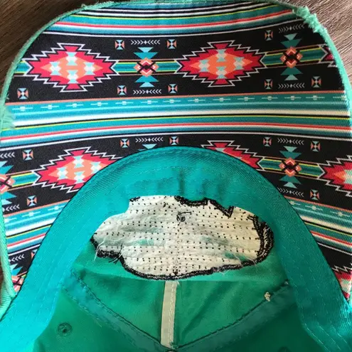 KBETHOS Vintage Buffalo Patch Distressed Hat Teal Adjustable 100% Cotton Adult Blue