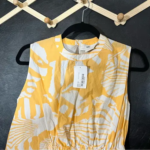 Genny Orange Tropic Orange Rouched Top Size 4