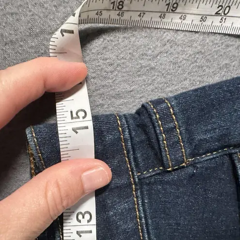 Rafaella Weekend Jeans Womens 6 Blue Dark Wash Wide Leg Stretch Cropped Casual