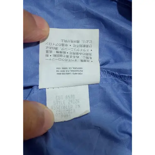 Patagonia  Women's Y2K Purple Windbreaker Jacket Running Lightweight Zip Size S