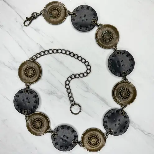 Chunky Rhinestone Gold Tone Chain Link Belt Small/Medium (S/M) ✨