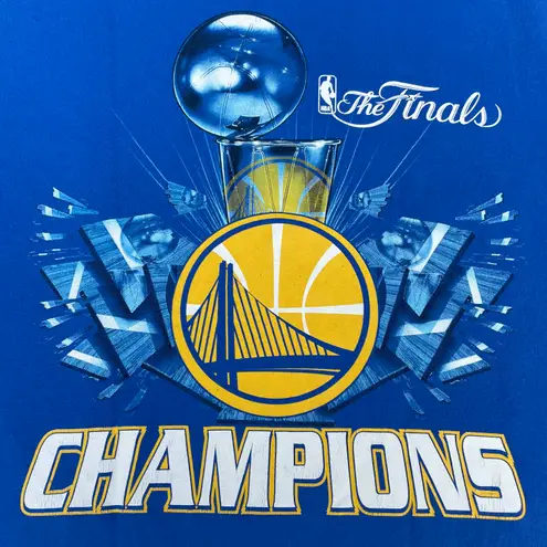 Golden State Warriors Champions Blue Graphic T
