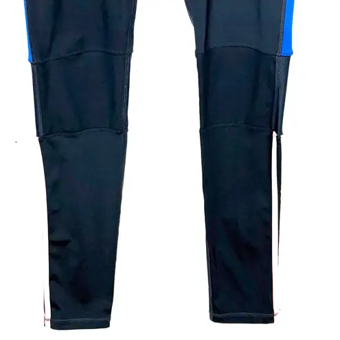 The Upside Womens Leggings Activewear Yoga Running Black Blue Yellow Size 8